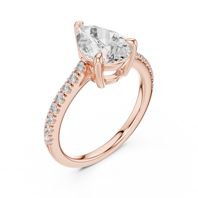 Zyvelle 10.00 × 7.00 mm  Diamond Ring