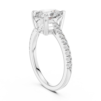 Zyvelle 10.00 × 7.00 mm  Diamond Ring