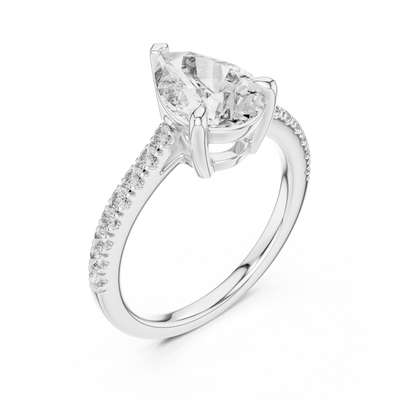 Zyvelle 10.00 × 7.00 mm  Diamond Ring