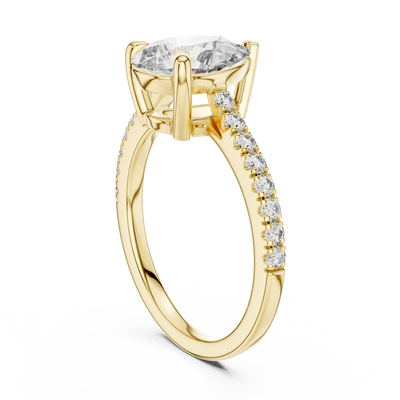 Zyvelle 10.00 × 7.00 mm  Diamond Ring