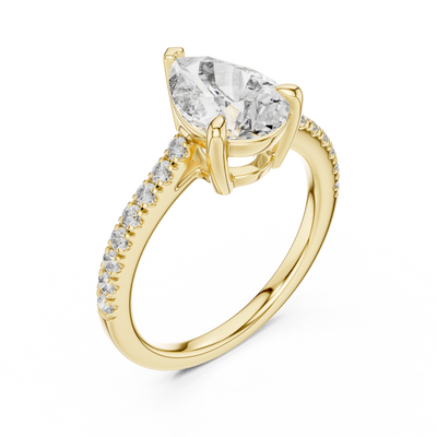Zyvelle 10.00 × 7.00 mm  Diamond Ring