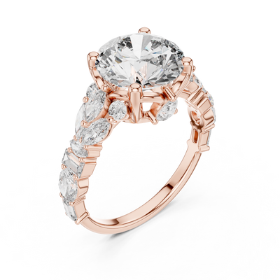 Zarevienne 8.80 mm  Diamond Ring