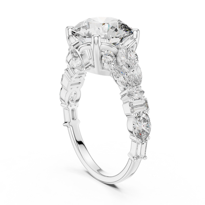 Zarevienne 8.80 mm  Diamond Ring