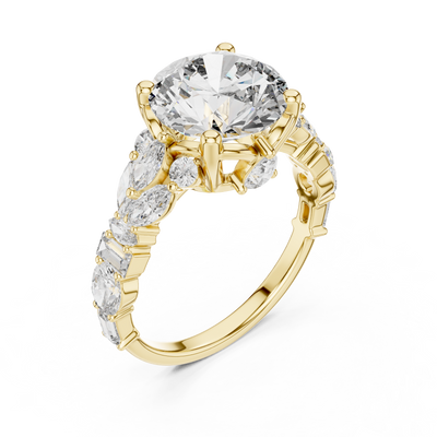 Zarevienne 8.80 mm  Diamond Ring
