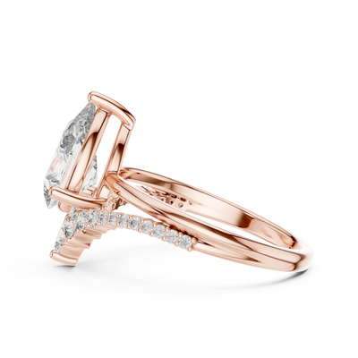 Elvarisse 10.00 × 6.50 mm Diamond Ring