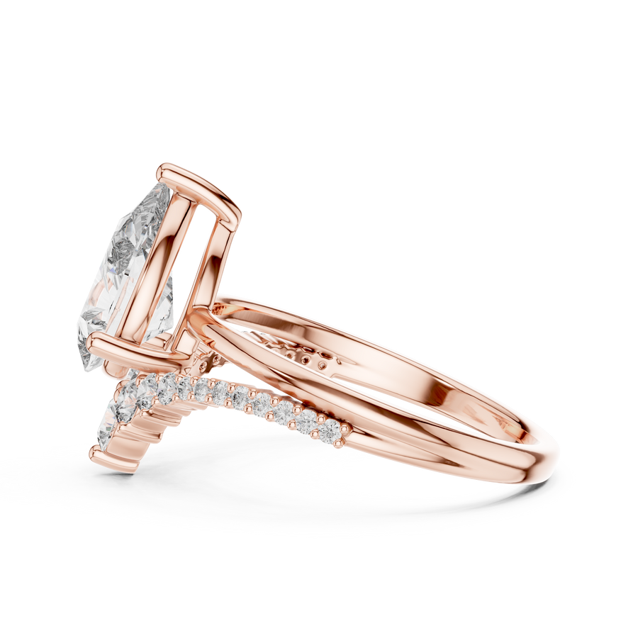 Elvarisse 10.00 × 6.50 mm Diamond Ring