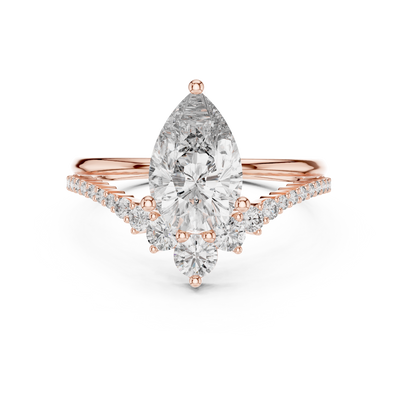 Elvarisse 10.00 × 6.50 mm Diamond Ring