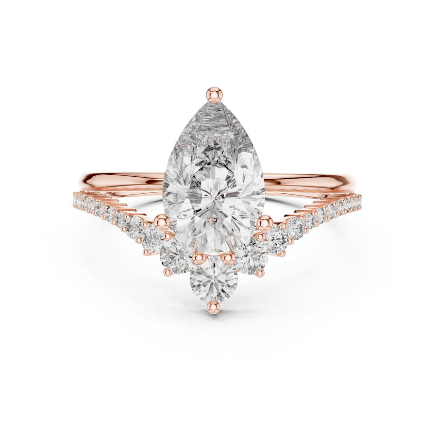 Elvarisse 10.00 × 6.50 mm Diamond Ring