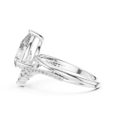 Elvarisse 10.00 × 6.50 mm Diamond Ring