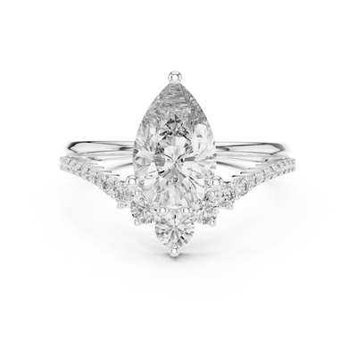 Elvarisse 10.00 × 6.50 mm Diamond Ring