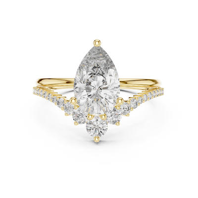 Elvarisse 10.00 × 6.50 mm Diamond Ring