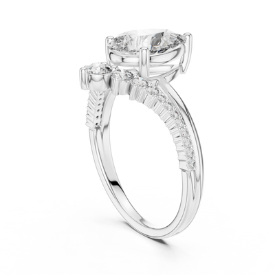 Elvarisse 10.00 × 6.50 mm Diamond Ring