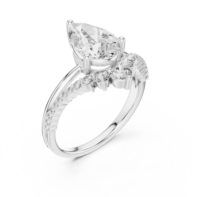 Elvarisse 10.00 × 6.50 mm Diamond Ring