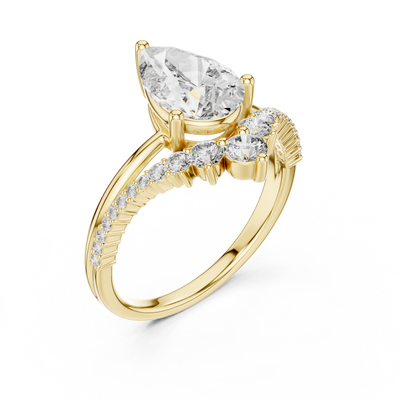 Elvarisse 10.00 × 6.50 mm Diamond Ring