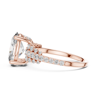 Evradelle 10.50 × 7.00 mm  Diamond Ring