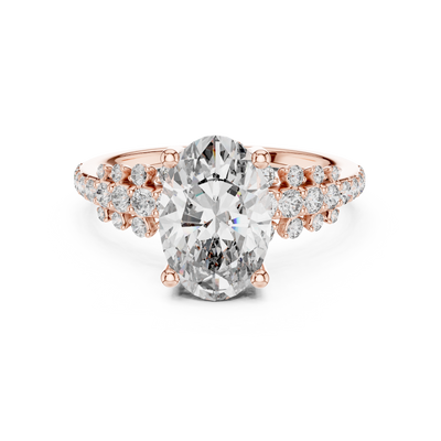 Evradelle 10.50 × 7.00 mm  Diamond Ring