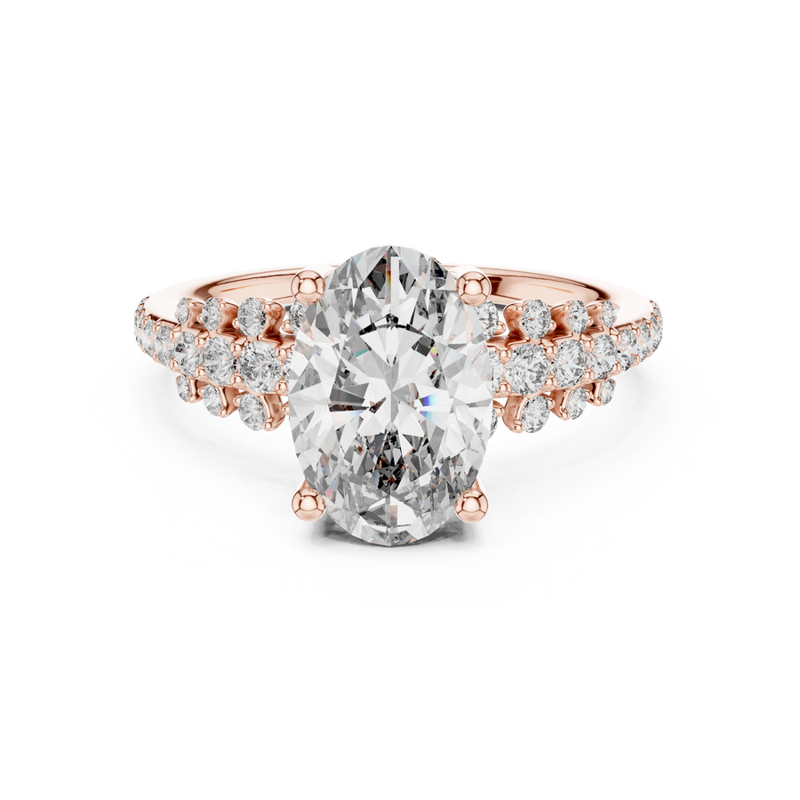 Evradelle 10.50 × 7.00 mm  Diamond Ring