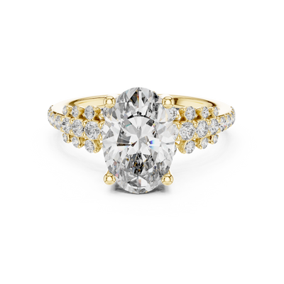 Evradelle 10.50 × 7.00 mm  Diamond Ring