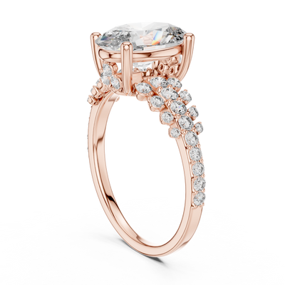 Evradelle 10.50 × 7.00 mm  Diamond Ring