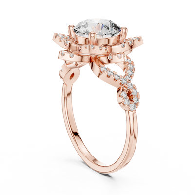 Ophalyne 7.40 mm  Diamond Ring