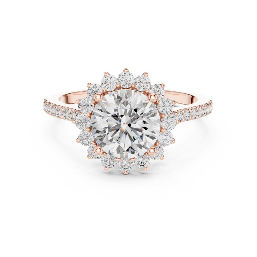 Zyrenelle 7.40 mm Diamond Ring