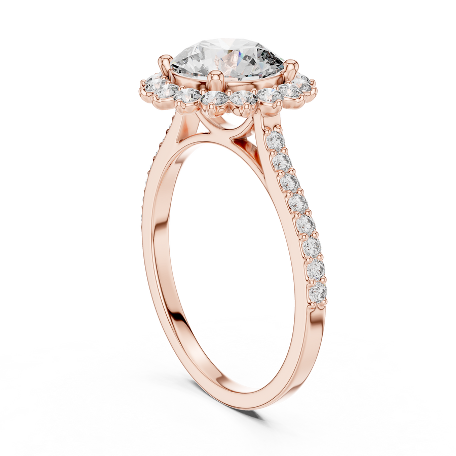 Zyrenelle 7.40 mm Diamond Ring