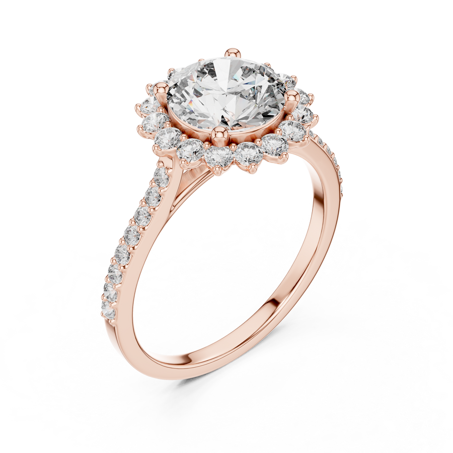 Zyrenelle 7.40 mm Diamond Ring