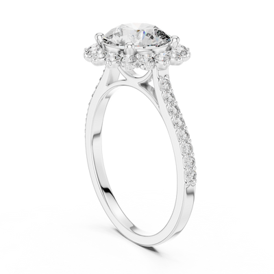 Zyrenelle 7.40 mm Diamond Ring