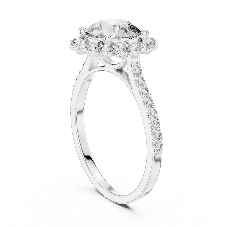 Zyrenelle 7.40 mm Diamond Ring