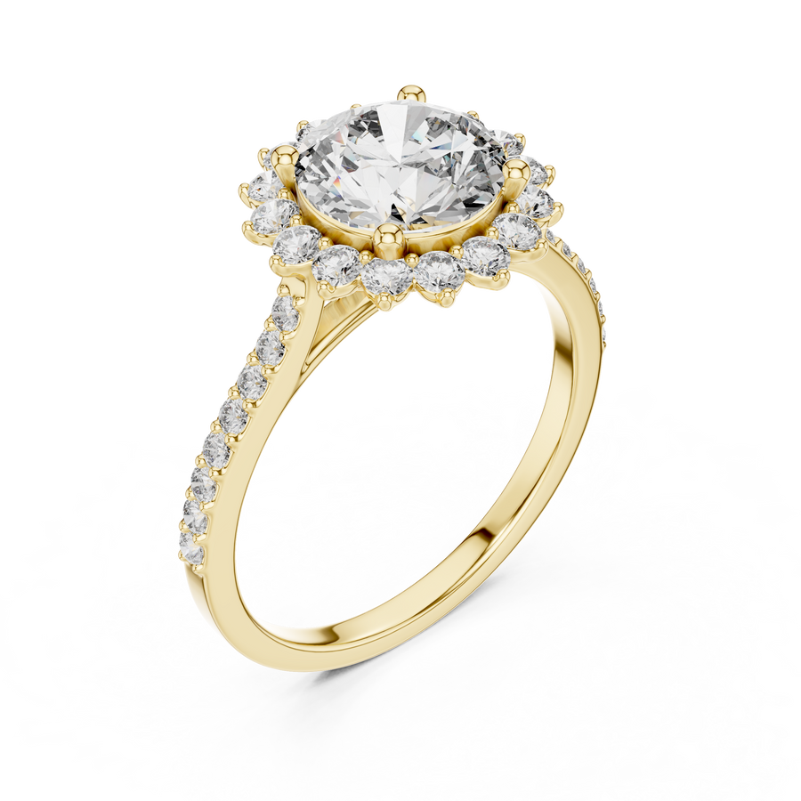 Zyrenelle 7.40 mm Diamond Ring