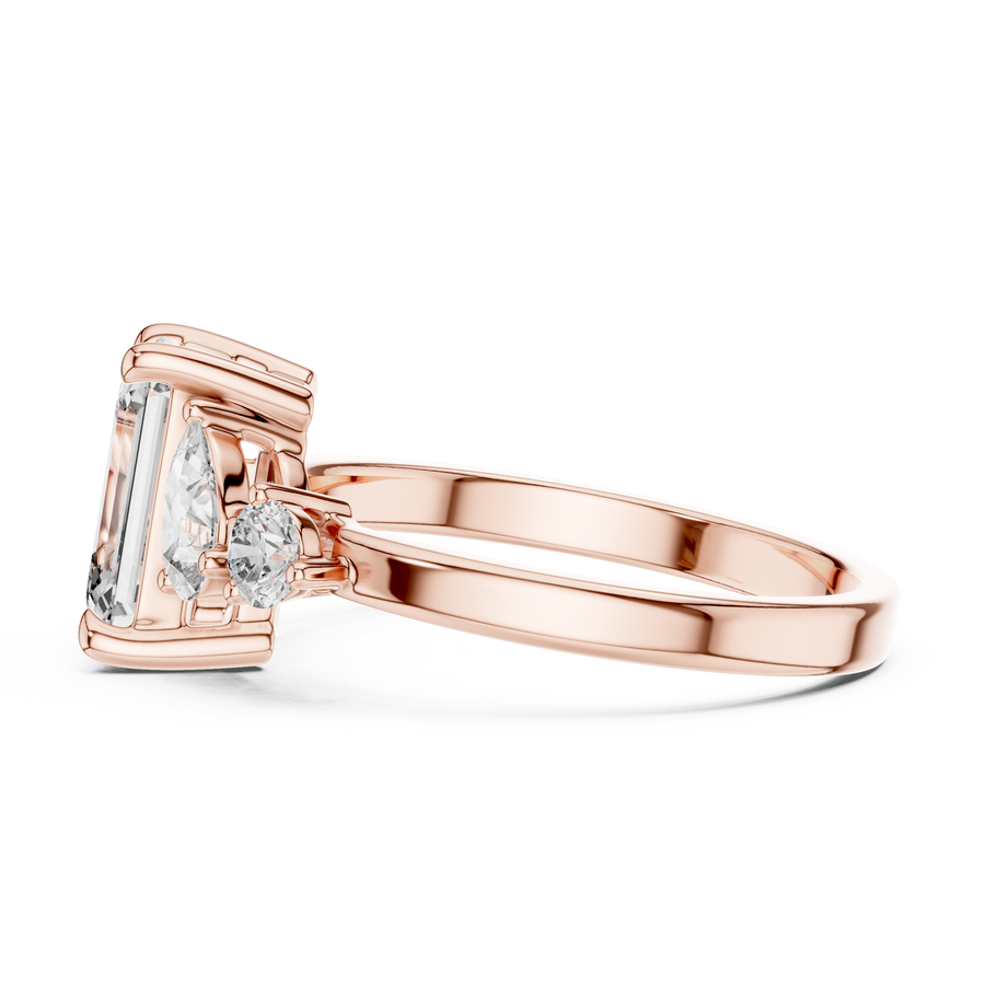 Evarisse 8.50 × 6.00 mm Diamond Ring