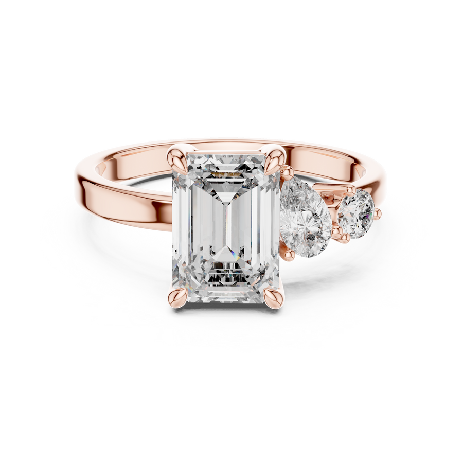 Evarisse 8.50 × 6.00 mm Diamond Ring