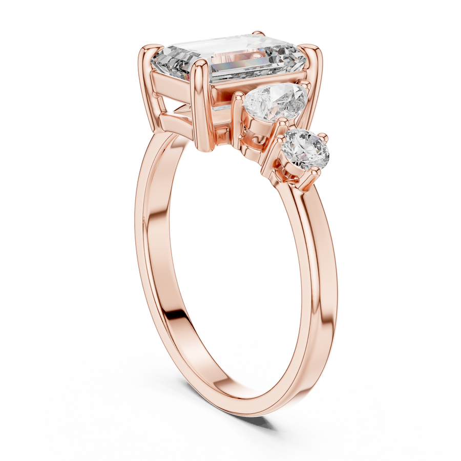 Evarisse 8.50 × 6.00 mm Diamond Ring