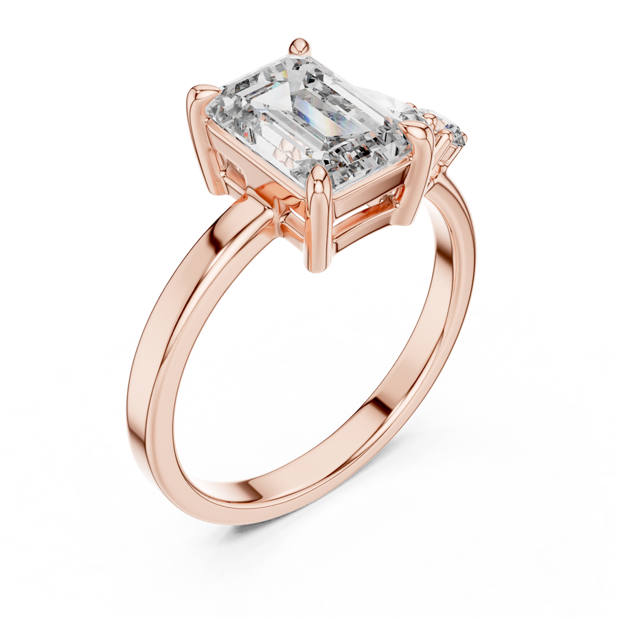 Evarisse 8.50 × 6.00 mm Diamond Ring