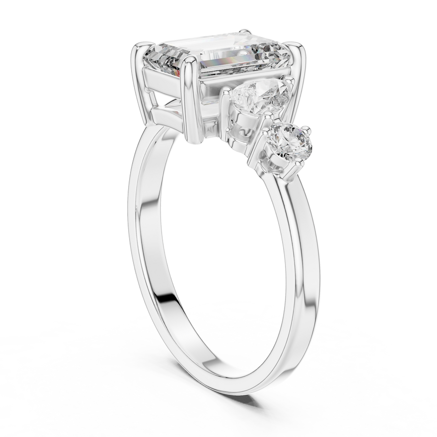 Evarisse 8.50 × 6.00 mm Diamond Ring