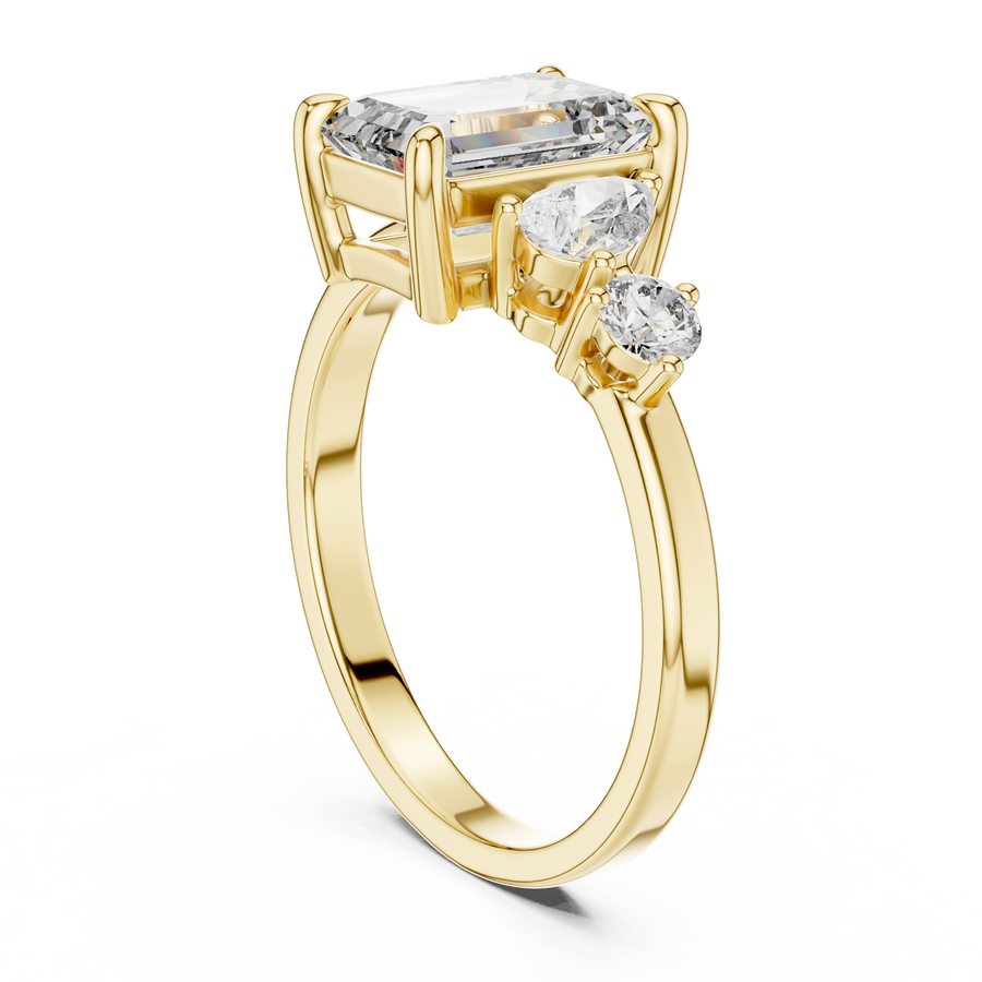 Evarisse 8.50 × 6.00 mm Diamond Ring