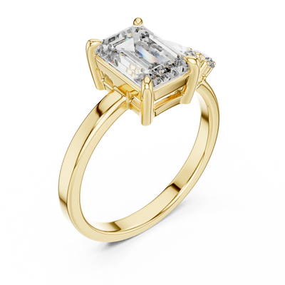 Evarisse 8.50 × 6.00 mm Diamond Ring