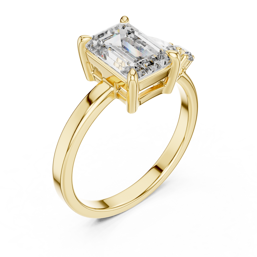 Evarisse 8.50 × 6.00 mm Diamond Ring