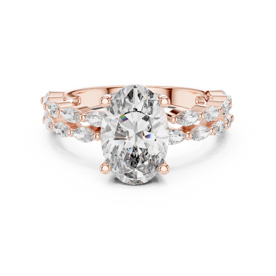 Elvarenne 10.50 × 7.00 mm  Diamond Ring