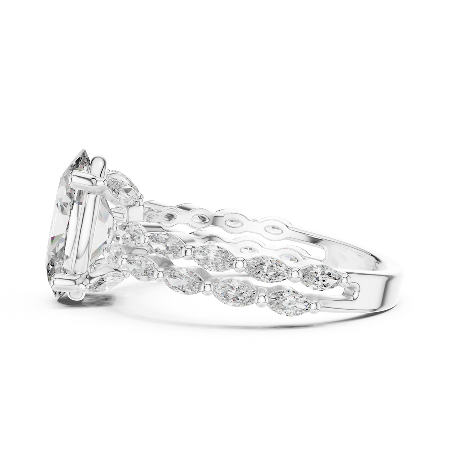 Elvarenne 10.50 × 7.00 mm  Diamond Ring