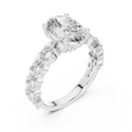 Elvarenne 10.50 × 7.00 mm  Diamond Ring