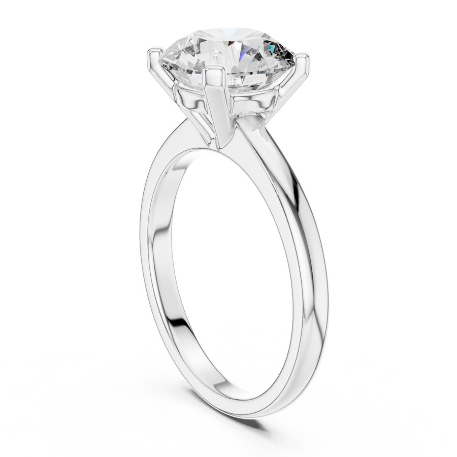 Evarielle 9 mm  Diamond Ring
