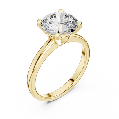 Evarielle 9 mm  Diamond Ring