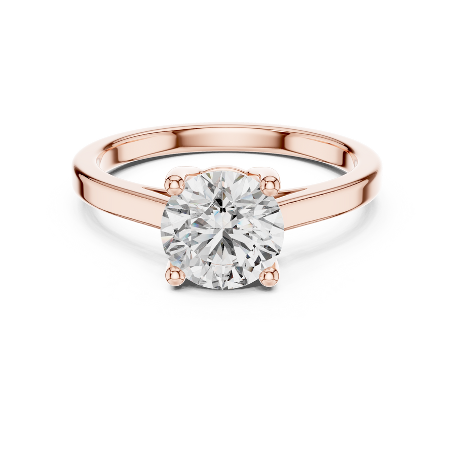 Zelvanya 7.4 mm  Diamond Ring