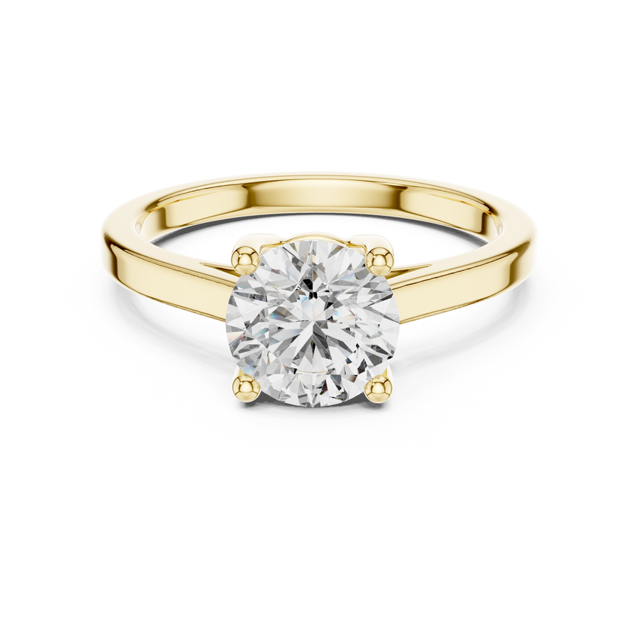 Zelvanya 7.4 mm  Diamond Ring