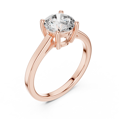 Zelvanya 7.4 mm  Diamond Ring