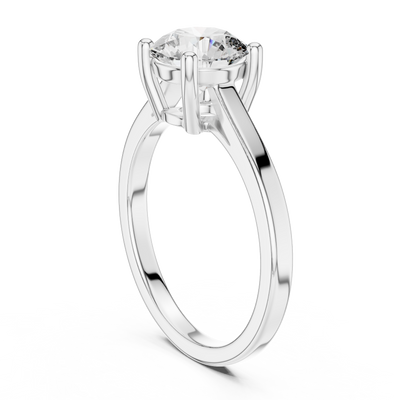 Zelvanya 7.4 mm  Diamond Ring