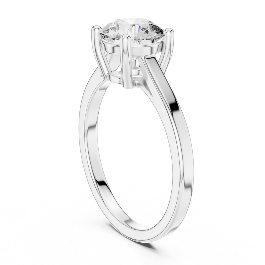 Zelvanya 7.4 mm  Diamond Ring