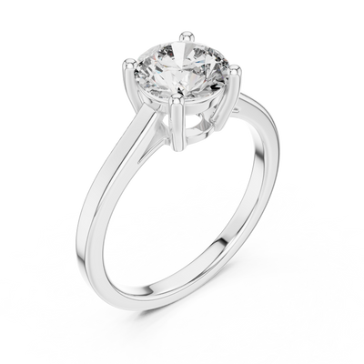 Zelvanya 7.4 mm  Diamond Ring