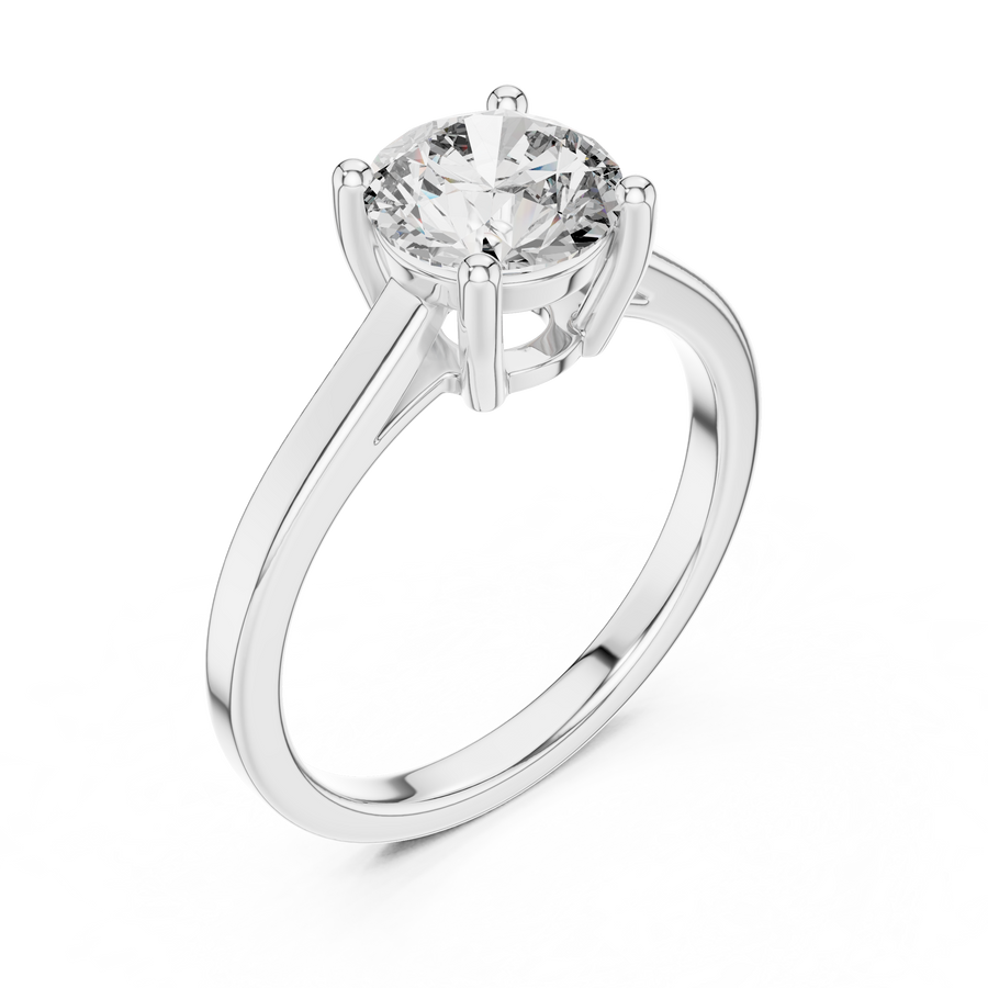 Zelvanya 7.4 mm  Diamond Ring